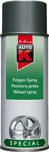 Краска для дисков AUTO-K 400мл серебристая