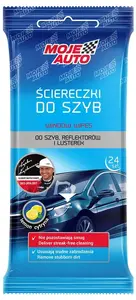 Moje Auto Softi Glass Cleaning Wipes, 24 pieces