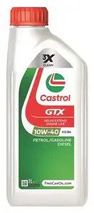 Моторное масло Castrol GTX 10W40 1л