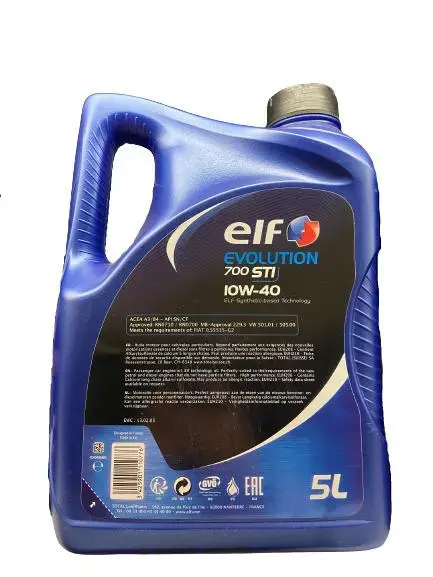 ELF Evolution 700 STI 10W-40 Engine Oil 5L Photo 2