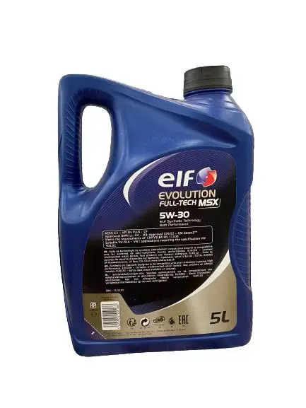 ELF Evolution Full-Tech MSX 5W-30 Engine Oil 5L Photo 2