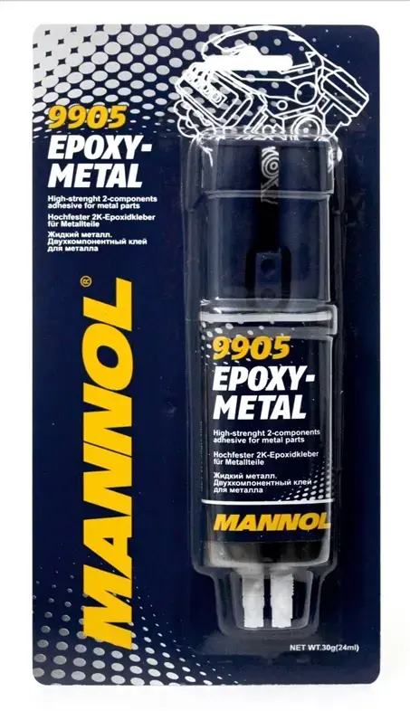 MANNOL 9905 Epoxy-Metal Two-Component Adhesive Photo 2