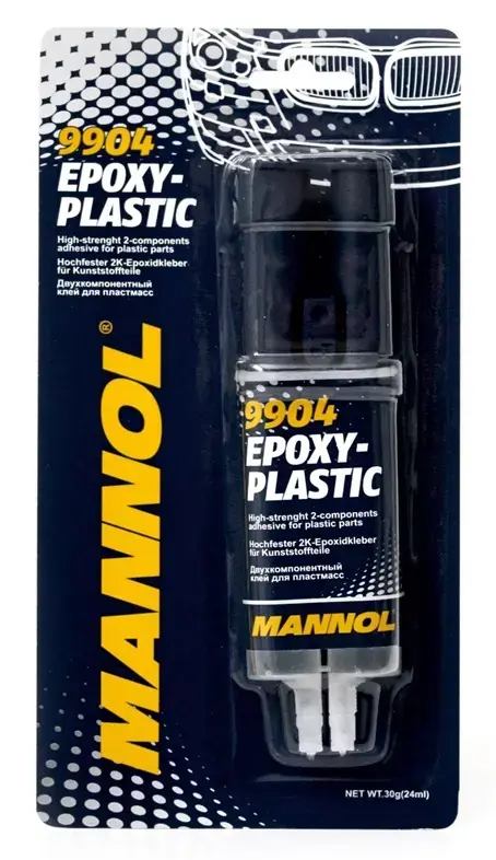 Двухкомпонентный клей MANNOL 9904 Epoxy-Metal Photo 2