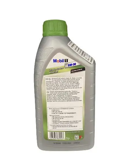Синтетическое моторное масло Mobil 1 ESP 5W-30 1 л Photo 2