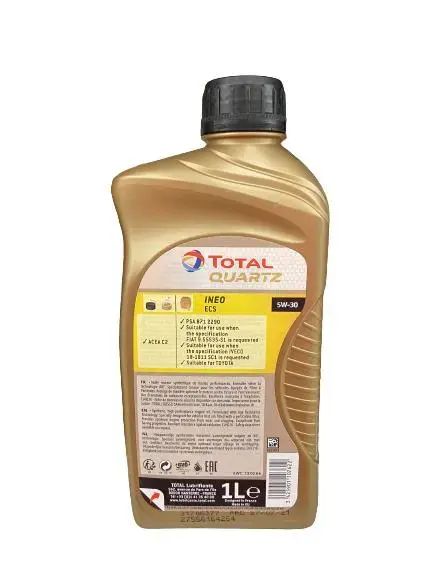 Total Quartz Ineo ECS 5W-30 Motor Oil Photo 2