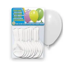 GLOBOLANDIA 5106-01 Oval Balloons, 12 Pieces