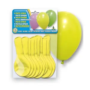 Globolandia 5106-02 Oval Balloons, 12 Pieces
