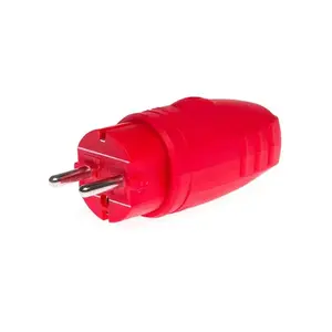 N_L 17187 Rubber Plug Red IP44