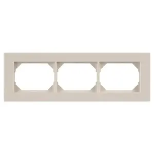 VILMA XP 3-Gang Frame, White