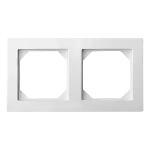 LIREGUS 2-Gang Frame, White