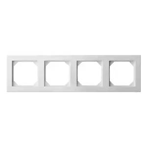 LIREGUS 4-Gang Frame, White