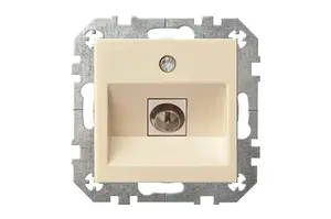 LIREGUS ITVL-1-01_E/S Underplaster TV Rosette, Sand