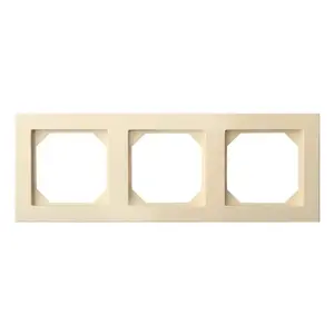 LIREGUS 3-Gang Frame, Sand