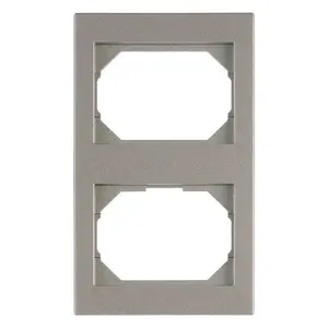 VILMA XP500 2-Gang Frame, Vertical, Metallic