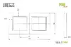 Рамка LIREGUS Epsilon Slim K14-145-02 белая Photo 2