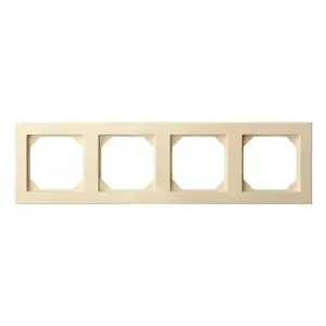 LIREGUS EPSILON SLIM Frame 14-145-04, 4-Gang, Beige