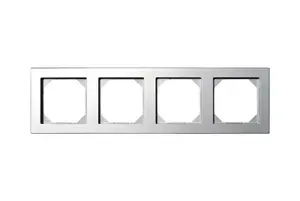 LIREGUS Epsilon Slim Frame 4-gang Metal Color