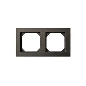LIREGUS Epsilon Slim Frame, 2-Gang, Black