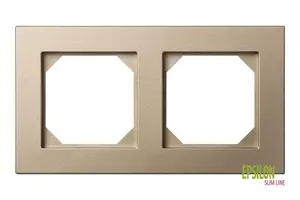 Liregus Epsilon 2-vietīgs rāmis, šampanieša krāsa