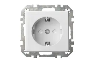 LIREGUS IKL16-214-01E/B Protected Schuko Socket with Plug-in Terminals