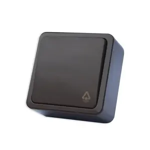VILMA P110-012V Bell Button, Anthracite Plastic