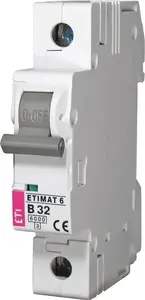 ETI automātiskais slēdzis 1P 6kA C-32A