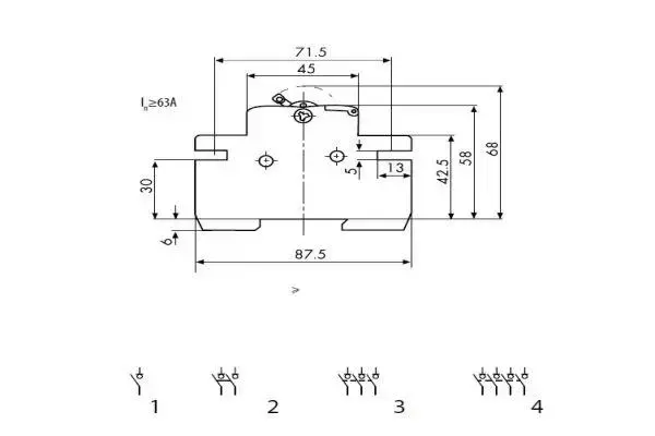 ETI SV 225 25A 2-Pole Cam Switch Photo 2