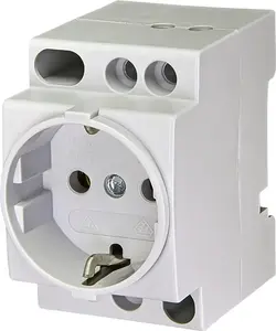 ETI 2414 DIN Rail Mounted Schuko Socket