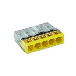 Wago 2273-205 Compact PUSH WIRE Connection Terminal for 5 Conductors 1-2.5 mm²