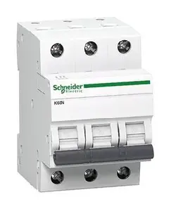 Schneider K60N Automatic Circuit Breaker, 3-Pole, C-Curve, 6kA, 25A