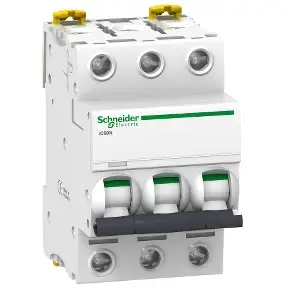 Schneider Electric IC60N automātiskais slēdzis, 3P, C raksturlīkne, 10kA, 16A