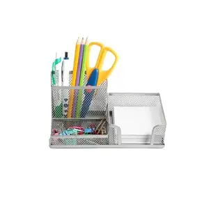 NENURODYTA_Z 687012 Square Pencil Holder, Grey