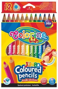 Colorino Jumbo krāsu zīmuļi, 12 krāsas