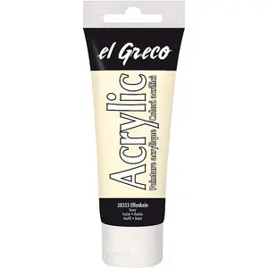 KREUL 28301 Acrylic Paint, Titanium White, 75 ml Tube
