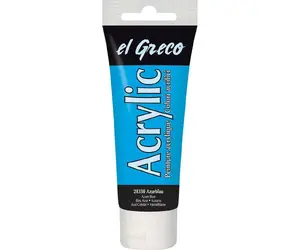 KREUL 28330 Acrylic Paint, Azure Blue, 75 ml Tube