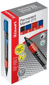 Luxor 3523 Permanent Marker, Red