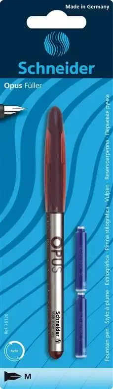 Перьевая ручка Schneider 76120 с картриджами Photo 2