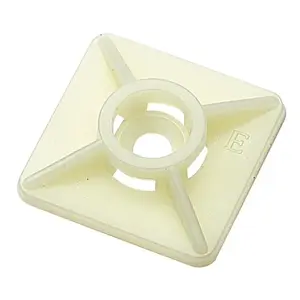 Elematic 5473RB-ECS Self-Adhesive Cable Tie Base for 4.8mm Ties, White