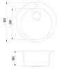 Helika Clarus SR100-110W Kitchen Sink Photo 2