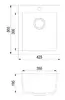 Aquasanita SQS100 Simplex Kitchen Sink Photo 3