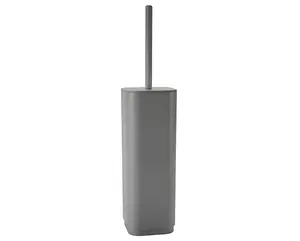 Gedy G-SEVENTY 6334-08 Freestanding Toilet Brush and Holder, Grey