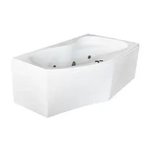KYMA Neringa Left-Hand Massage Bathtub 1.7 x 0.94 m