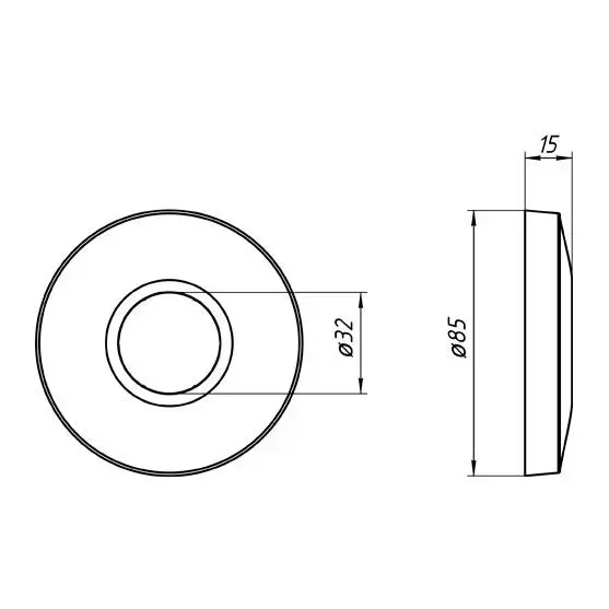Pipe Cover ANI PLAST MN413EU 32 mm Photo 2