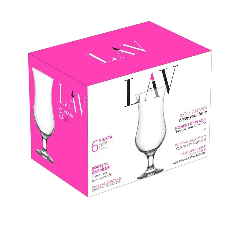 LAV FST593F Cocktail Glasses Set - 6 Pieces Photo 2