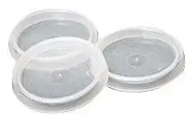 Burkas vāciņš, balts, 83 mm