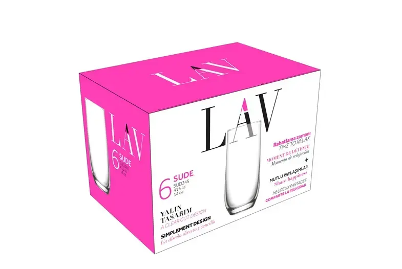 LAV Sude glāžu komplekts 6 gab 415 ml Photo 2