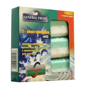 Освежитель для унитаза GENERAL_FRES Soap Forest 3x40 г