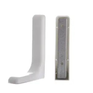 Bolis Italia A012 Shelf Holder, White, 117x80 mm, 2 Pieces