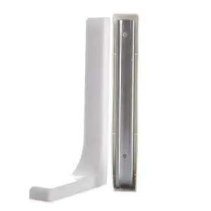 Bolis Italia A024 Shelf Holder, 240x144 mm, White, 2 Pieces
