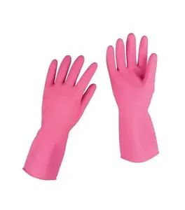 NENURODYTA_Z Latex Gloves 38.30, Size 8, Pink